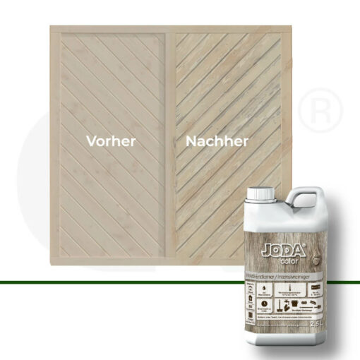 Joda Color Holz Intensivreiniger Oelentferner vorher nachher