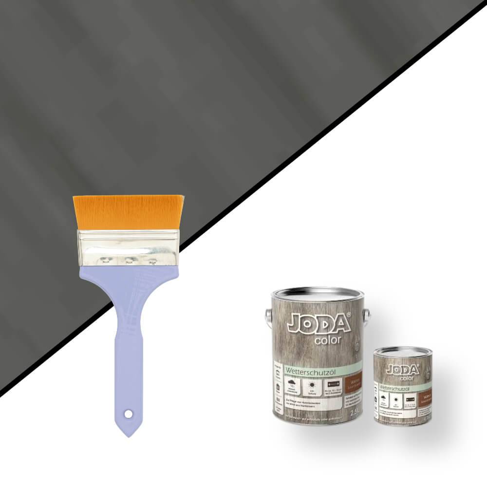 JODA ® Color Wetterschutzöl (Lasur), 2,50 Ltr. Gebinde - granit