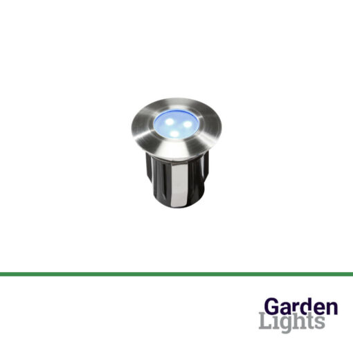Garden Lights Gartenbeleuchtung Bodeneinbauleuchten Alpha blau 12 Volt System