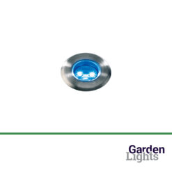 Garden Lights Gartenbeleuchtung Bodeneinbauleuchten Astrum blau 12 Volt System