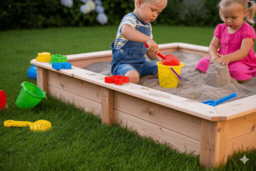 GK® Sandkasten, Lärche naturbelassen – Bild 5