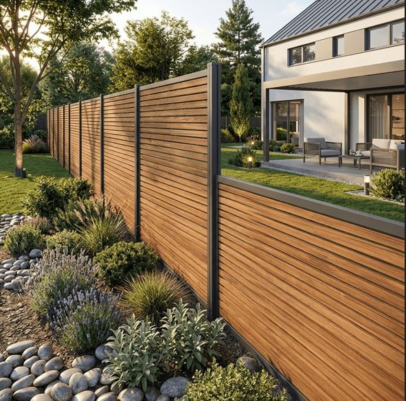 Nordstrand TMT Design Rhombus Sichtschutzzaun – Bild 2