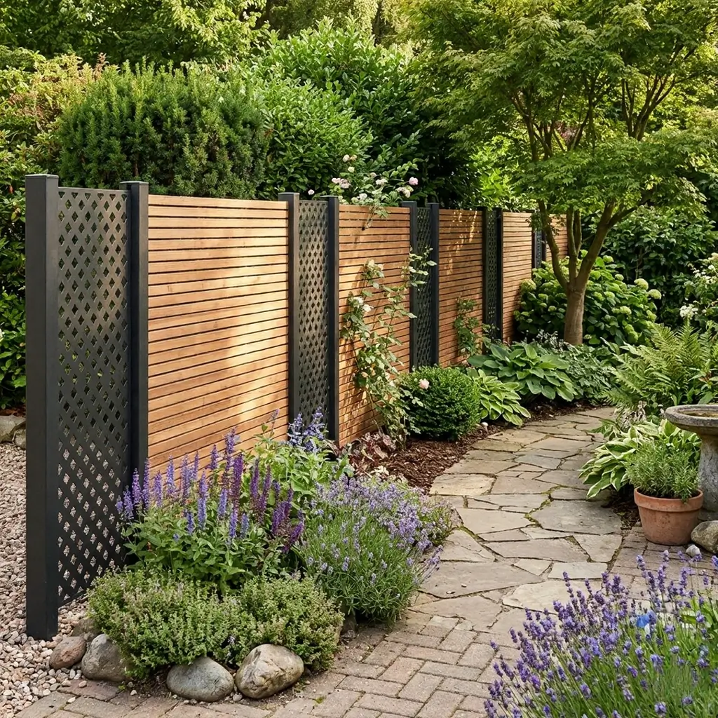 Nordstrand TMT Design Rhombus Sichtschutzzaun