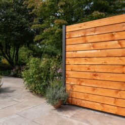 Holz Steckzaun Manchester,lasiert