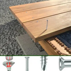 Assy Terrassenbauschraube aus Edelstahl im Detail