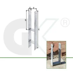 Betonanker-H-Form-Standard-Abmessungen