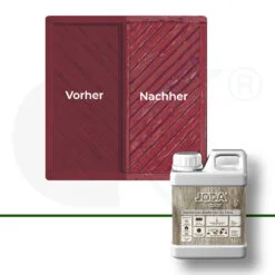 Joda Color Deckfarben Entferner vorher-nachher
