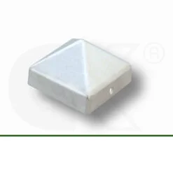 Premium Pfostenkappen aus Aluminium blank