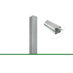 Alu-Pfosten-Set-Nordstand-silber