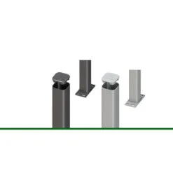 Metallpfosten zum Aufschrauben
