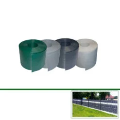 PVC Sichtschutzstreifen fuer Doppelstabmatten