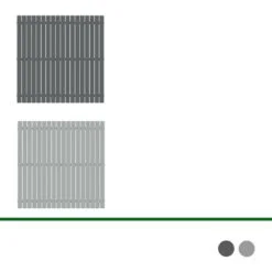 Sichtschutzelement Squadra aus Aluminium Uebersicht