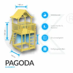 Blue-Rabbit-Kletterturm-Pagoda