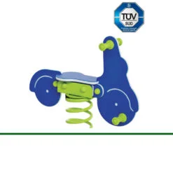 Federwipptier Motorroller