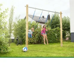 Rundholz Doppelschaukel Helge 260 cm breit