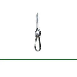 Schaukelhaken zum Einschrauben mit Karabiner