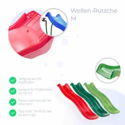 Alternative view of Wellenrutsche M mit Wasseranschluß, für Podesthöhe 90 cm
