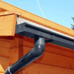 Rinnenverbinder für Kastenrinne RG 70, aus Kunststoff anthrazit – Bild 2